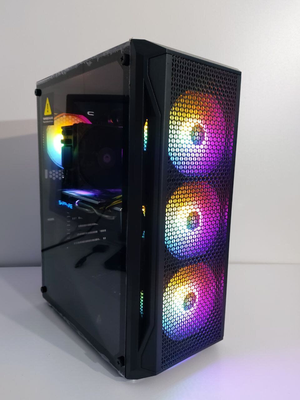 Ігровий ПК 1stPlayer X5 Tower / Intel Core i7-4790K (4 (8) ядра по 4.0 - 4.4 GHz) / 32 GB DDR4 / 500 GB SSD + 500 GB HDD / AMD Radeon RX 570, 4 GB GDDR5, 256-bit / 400W + Кабелі підключення - Зображення 2