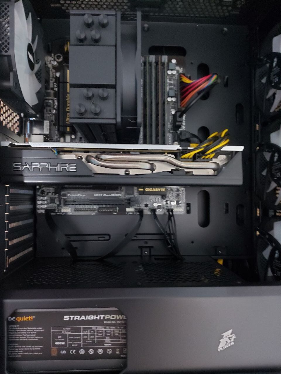 Ігровий ПК 1stPlayer X5 Tower / Intel Core i7-4790K (4 (8) ядра по 4.0 - 4.4 GHz) / 32 GB DDR4 / 500 GB SSD + 500 GB HDD / AMD Radeon RX 570, 4 GB GDDR5, 256-bit / 400W + Кабелі підключення - Зображення 4