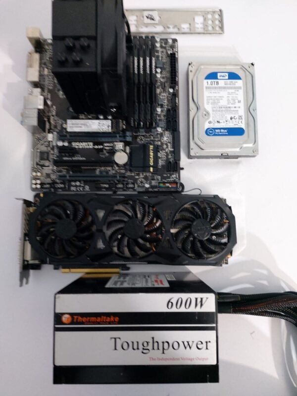 Ігровий ПК Prologix GM-01MAB Tower / Intel Core i7-6700K (4 (8) ядра по 4.2 - 4.2 GHz) / 24 GB DDR4 / 256 GB SSD M.2 + 1000 GB HDD / nVidia GeForce GTX 1070, 8 GB GDDR5, 256-bit / 600W + Кабелі підключення, перехідник, пульт управління - Зображення 8
