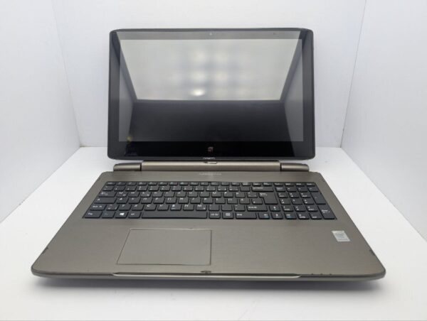 Ноутбук Medion S6214T / 15.6" (1366x768) TN Touch / Intel Pentium N3540 (4 ядра по 2.16 - 2.66 GHz) / 4 GB DDR3 / 60 GB SSD + 500 GB HDD / Intel HD Graphics / WebCam / DVD-ROM / АКБ не тримає - Зображення 3