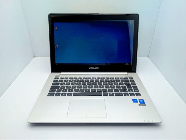 Ноутбук Asus S451L / 14" (1366x768) TN Touch / Intel Core i5-4200U (2 (4) ядра по 1.6 - 2.6 GHz) / 8 GB DDR3 / 500 GB HDD / Intel HD Graphics 4400 / WebCam - Зображення 2