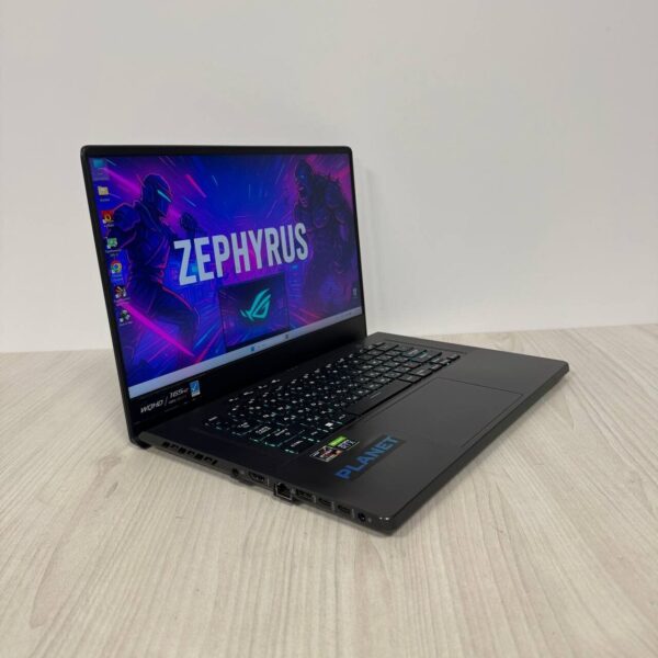 Ігровий ноутбук Б-клас Asus ROG Zephyrus G15 GA503QR / 15.6" (2560x1440) IPS / AMD Ryzen 9 5900HS (8 (16) ядер по 3.0 - 4.6 GHz) / 16 GB DDR4 / 1000 GB SSD NVMe / nVidia GeForce RTX 3070, 8 GB GDDR6, 256-bit - Зображення 4