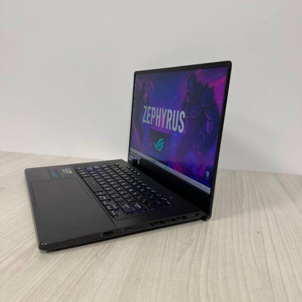 Ігровий ноутбук Б-клас Asus ROG Zephyrus G15 GA503QR / 15.6" (2560x1440) IPS / AMD Ryzen 9 5900HS (8 (16) ядер по 3.0 - 4.6 GHz) / 16 GB DDR4 / 1000 GB SSD NVMe / nVidia GeForce RTX 3070, 8 GB GDDR6, 256-bit - Зображення 5