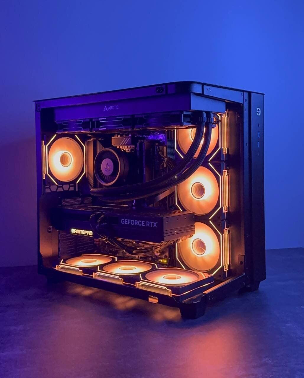 Ігровий ПК Tower / Intel Core i9-14900K (24 (32) ядра по 3.2 - 6.0 GHz) / 32 GB DDR5 / 2000 GB SSD / nVidia GeForce RTX 5080, 16 GB GDDR7, 256-bit / 850W + Кабель живлення - Зображення 3