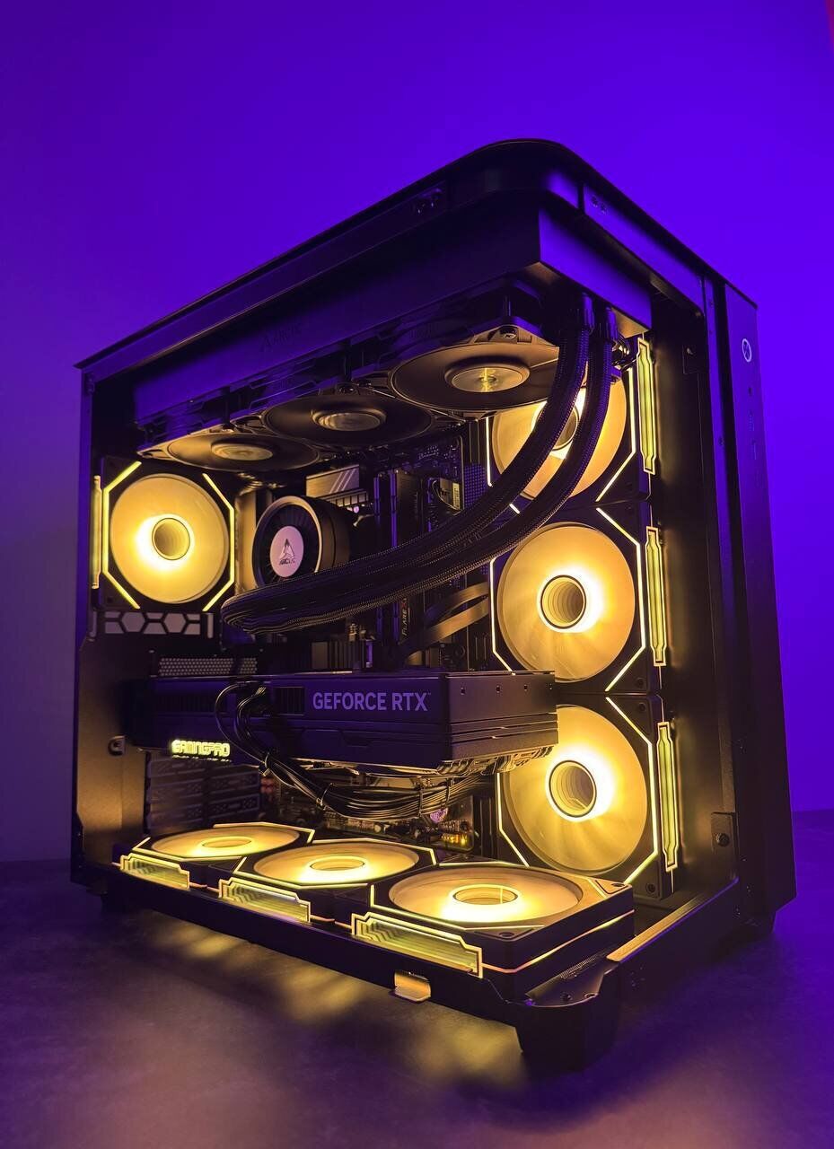 Ігровий ПК Tower / Intel Core i9-14900K (24 (32) ядра по 3.2 - 6.0 GHz) / 64 GB DDR5 / 2000 GB SSD / nVidia GeForce RTX 5090, 32 GB GDDR7, 512-bit / 1200W + Кабель живлення - Зображення 5