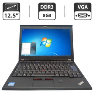 Нетбук Lenovo ThinkPad X220 / 12.5" (1366x768) TN / Intel Core i5-2520M (2 (4) ядра по 2.5 - 3.2 GHz) / 8 GB DDR3 / 500 GB HDD / Intel HD Graphics 3000 / WebCam
