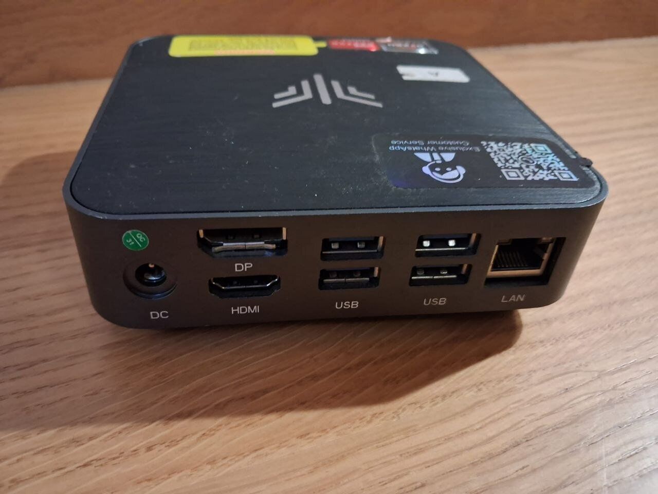 Неттоп NiPoGi AM02 USFF / AMD Ryzen 5 3500U (4 (8) ядра по 2.1 - 3.7 GHz) / 16 GB DDR4 / 512 GB SSD / AMD Radeon Vega 8 Graphics / HDMI / DisplayPort / Wi-Fi + Блок живлення - Зображення 4