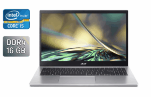 Ноутбук Acer Aspire 3 A315-59 / 15.6" (1920x1080) IPS / Intel Core i5-1235U (10 (12) ядер по 3.3 - 4.4 GHz) / 16 GB DDR4 / 256 GB SSD / Intel Iris Xe Graphics / WebCam / HDMI