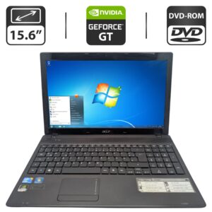Ноутбук Acer Aspire 5732G / 15.6" (1366x768) TN / Intel Core i5-460M (2 (4) ядра по 2.5 - 2.8 GHz) / 6 GB DDR3 / 500 GB HDD / nVidia GeForce GT 540M, 1 GB GDDR3, 128-bit / WebCam / DVD-ROM