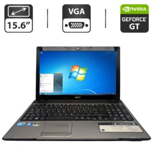 Ноутбук Acer Aspire 5741G / 15.6" (1366x768) TN / Intel Core i5-430M (2 (4) ядра по 2.26 - 2.53 GHz) / 6 GB DDR3 / 500 GB HDD / nVidia GeForce GT 320M, 1 GB GDDR3, 64-bit / WebCam / DVD-ROM