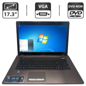 Ноутбук Asus X73E / 17.3" (1600x900) TN / Intel Core i3-2350M (2 (4) ядра по 2.3 GHz) / 6 GB DDR3 / 320 GB HDD / Intel HD Graphics 3000 / WebCam / DVD-ROM