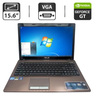 Ноутбук Asus X53S / 15.6'' (1366x768) TN / Intel Core i3-2330M (2 (4) ядра по 2.2 GHz) / 6 GB DDR3 / 320 GB HDD / nVidia GeForce GT 540M, 1 GB GDDR3, 128-bit / WebCam / DVD-ROM