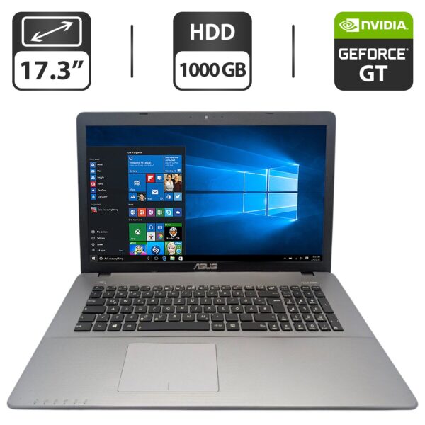 Ноутбук Asus X750 / 17.3'' (1600x900) TN / Intel Core i5-4200U (2 (4) ядра по 1.6 - 2.6 GHz) / 16 GB DDR3 / 1000 GB HDD / nVidia GeForce GT 740M, 2 GB GDDR3, 64-bit / WebCam / DVD-ROM