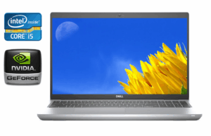 Ноутбук Б-клас Dell Latitude 5521 / 15.6" (1920x1080) IPS / Intel Core i5-11500H (6 (12) ядер по 2.4 - 4.6 GHz) / 16 GB DDR4 / 512 GB SSD / nVidia GeForce MX450, 2 GB GDDR5, 64-bit / WebCam / HDMI