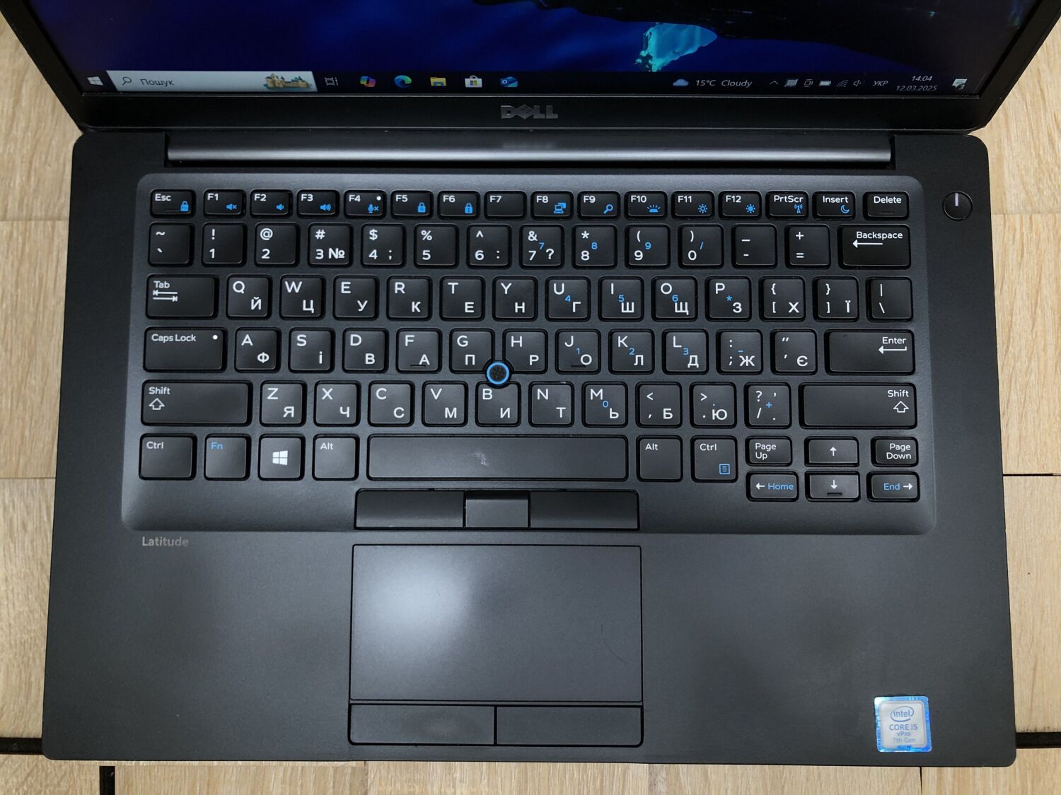 Ноутбук Б-клас Dell Latitude 7480 / 14" (1920x1080) IPS / Intel Core i5-7300U (2 (4) ядра по 2.6 - 3.5 GHz) / 8 GB DDR4 / 256 GB SSD M.2 / Intel HD Graphics 620 / WebCam / HDMI - Зображення 4