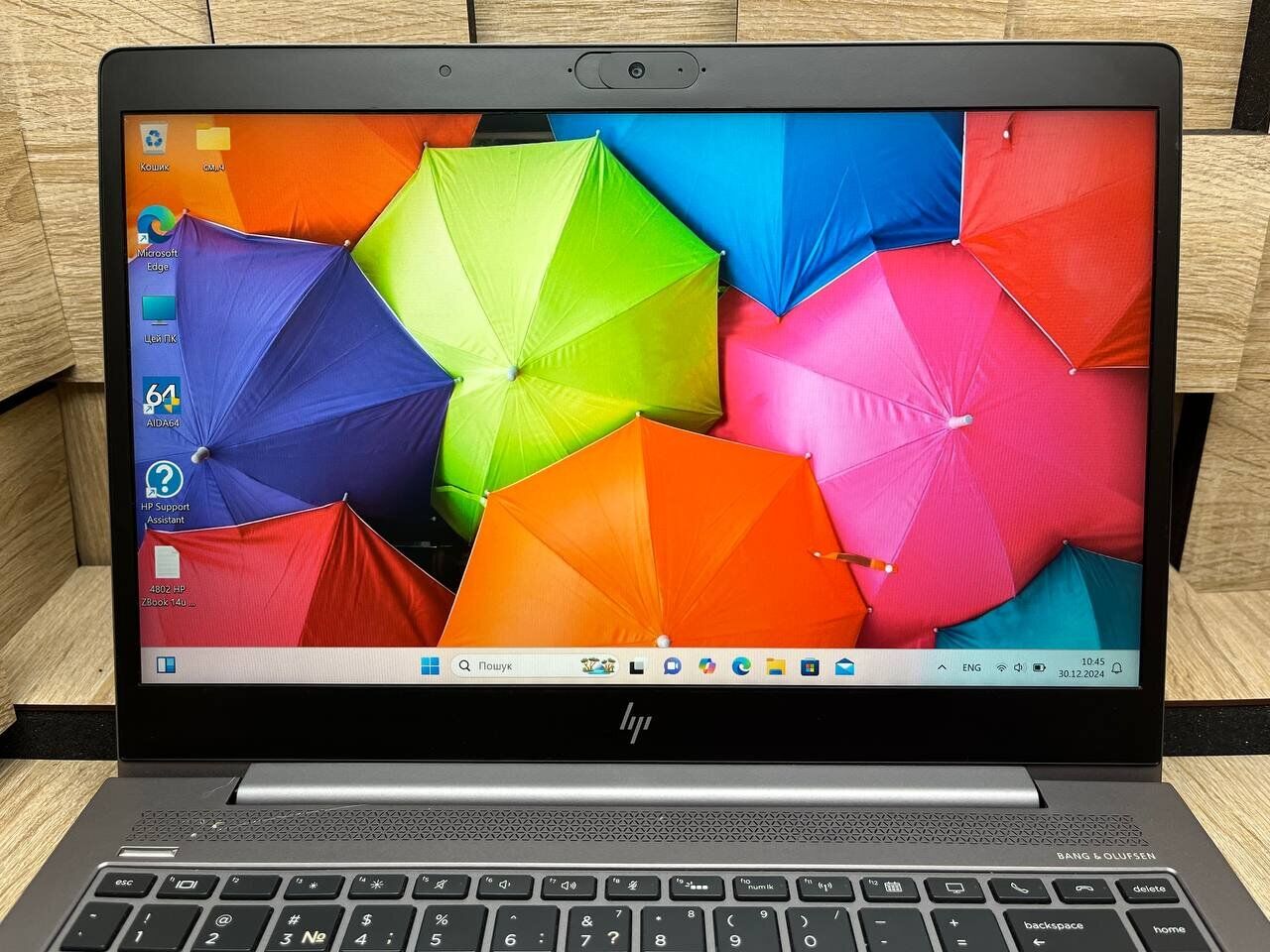 Ноутбук Б-клас HP ZBook 14U G5 / 14" (1920x1080) IPS / Intel Core i5-8350U (4 (8) ядра по 1.7 - 3.6 GHz) / 8 GB DDR4 / 256 GB SSD M.2 / Intel UHD Graphics 620 / WebCam / Fingerprint / HDMI - Зображення 3