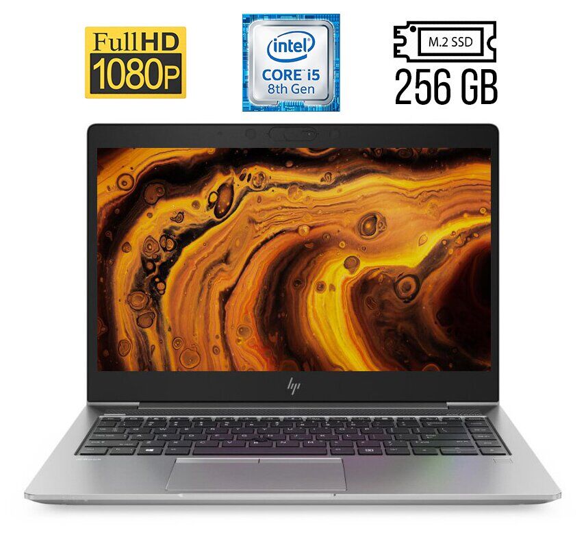 Ноутбук Б-клас HP ZBook 14U G5 / 14" (1920x1080) IPS / Intel Core i5-8350U (4 (8) ядра по 1.7 - 3.6 GHz) / 8 GB DDR4 / 256 GB SSD M.2 / Intel UHD Graphics 620 / WebCam / Fingerprint / HDMI