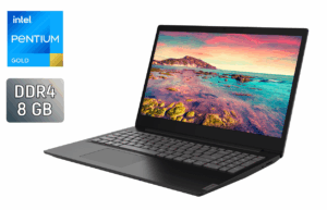 Ноутбук Б-клас Lenovo IdeaPad S145-15IWL / 15.6" (1366x768) TN / Intel Pentium Gold 5405U (2 (4) ядра по 2.3 GHz) / 8 GB DDR4 / 240 GB SSD / Intel UHD Graphics / WebCam / Windows 10