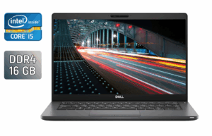 Ноутбук Dell Latitude 5300 / 13.3" (1920x1080) IPS / Intel Core i5-8365U (4 (8) ядра по 1.6 - 4.1 GHz) / 16 GB DDR4 / 512 GB SSD / Intel UHD Graphics / WebCam / Windows 10