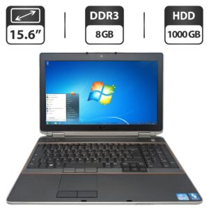 Ноутбук Dell Latitude E6520 / 15.6" (1920x1080) TN / Intel Core i7-2620M (2 (4) ядра по 2.7 - 3.4 GHz) / 8 GB DDR3 / 1000 GB HDD / Intel HD Graphics 3000 / WebCam / DVD-ROM
