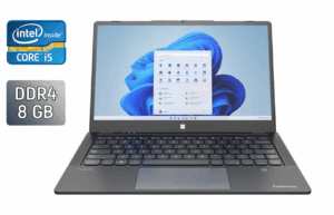 Ноутбук Gateway GWTC51427-BK / 14" (1920x1080) IPS / Intel Core i5-1235U (10 (12) ядер по 3.3 - 4.4 GHz) / 8 GB DDR4 / 240 GB SSD / Intel Iris Xe Graphics / WebCam / TouchID / Windows 11