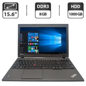 Ноутбук Lenovo ThinkPad L540 / 15.6" (1366x768) TN / Intel Core i3-4000M (2 (4) ядра по 2.4 GHz) / 8 GB DDR3 / 1000 GB HDD / Intel HD Graphics 4600 / WebCam / DVD-ROM