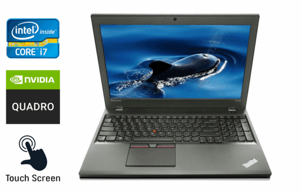 Ноутбук Lenovo ThinkPad W550s / 15.6" (2880x1620) IPS Touch / Intel Core i7-5600U (2 (4) ядра по 2.6 - 3.2 GHz) / 16 GB DDR3 / 480 GB SSD / nVidia Quadro K620M, 2 GB DDR3, 64-bit / WebCam / Windows 10