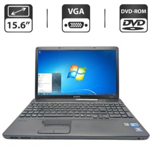 Ноутбук Sony VPC-EB4L1E / 15.6" (1366x768) TN / Intel Core i3-380M (2 ядра по 2.5 GHz) / 6 GB DDR3 / 750 GB HDD / Intel HD Graphics / WebCam / DVD-ROM