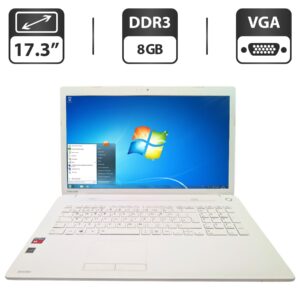 Ноутбук Toshiba Satellite C70D / 17.3" (1600x900) TN / AMD A6-6310 (4 ядра по 2.4 GHz) / 8 GB DDR3 / 500 GB HDD / AMD Radeon R4 Graphics / WebCam / DVD-ROM