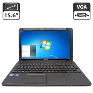 Ноутбук Toshiba Satellite C855 / 15.6" (1366x768) TN / Intel Core i3-2350M (2 (4) ядра по 2.3 GHz) / 6 GB DDR3 / 500 GB HDD / Intel HD Graphics 3000 / WebCam