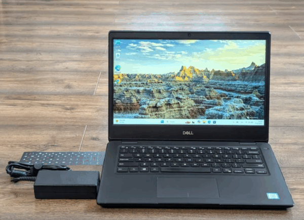 Ультрабук Dell Latitude 3400 / 14" (1920x1080) IPS / Intel Core i5-8265U (4 (8) ядра по 1.6 - 3.9 GHz) / 8 GB DDR4 / 128 GB SSD / Intel UHD Graphics / WebCam - Зображення 2