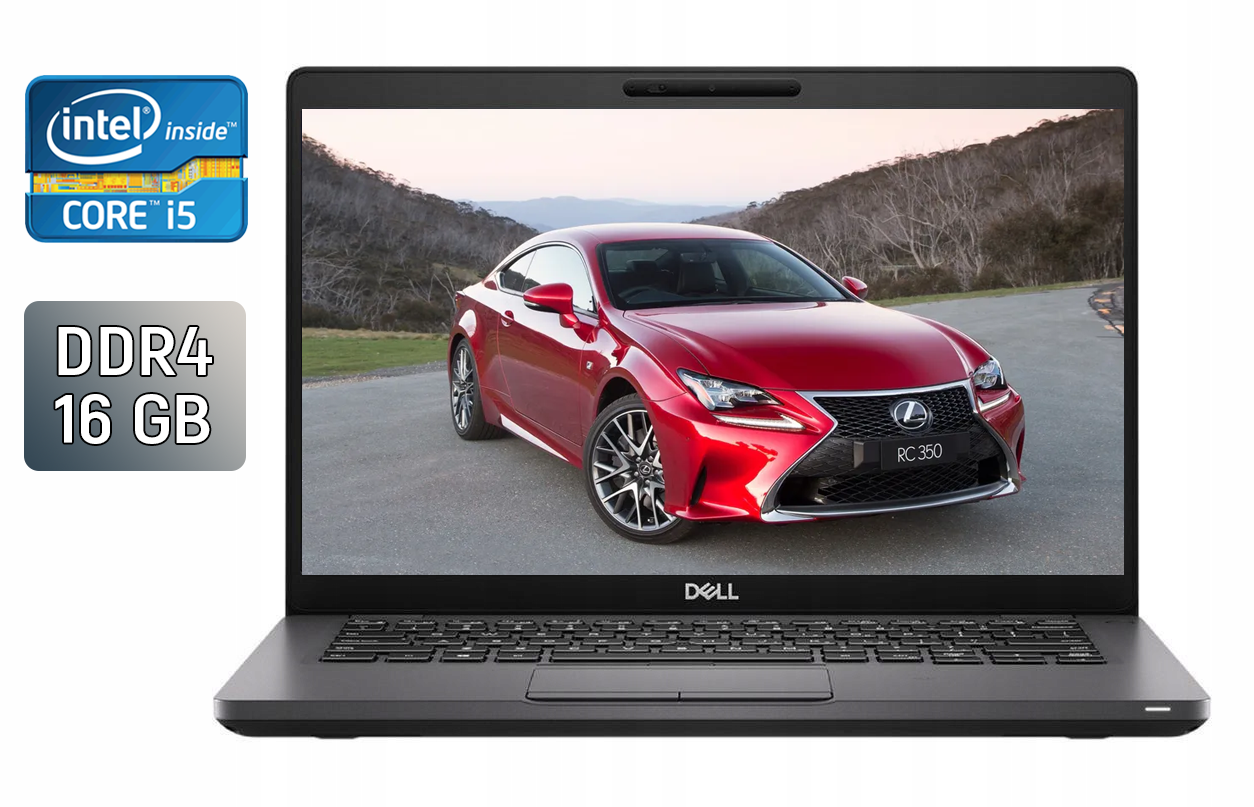 Ультрабук Dell Latitude 5400 / 14" (1920x1080) IPS / Intel Core i5-8365U (4 (8) ядра по 1.6 - 4.1 GHz) / 16 GB DDR4 / 512 GB SSD / Intel UHD Graphics / WebCam / HDMI / Windows 10