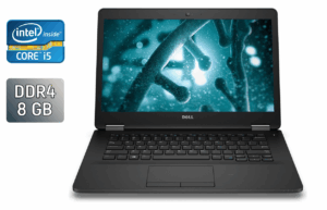 Ультрабук Dell Latitude E7470 / 14" (1920x1080) IPS / Intel Core i5-6300U (2 (4) ядра по 2.4 - 3.0 GHz) / 8 GB DDR4 / 256 GB SSD / Intel HD Graphics 520 / HDMI / Windows 10