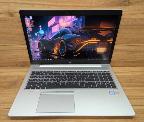 Ультрабук HP EliteBook 850 G6 / 15.6" (1920x1080) IPS / Intel Core i7-8565U (4 (8) ядра по 1.8 - 4.6 GHz) / 16 GB DDR4 / 512 GB SSD / Intel UHD Graphics / TouchID / WebCam / Windows 10 - Зображення 2