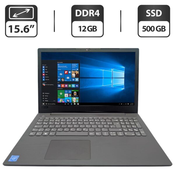 Ноутбук Lenovo IdeaPad V130-15IKB / 15.6'' (1366x768) TN / Intel Celeron 3867U (2 (4) ядра по 1.8 GHz) / 12 GB DDR4 / 500 GB SSD / Intel HD Graphics 610 / WebCam