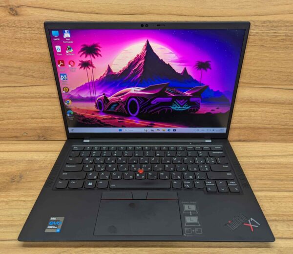 Ультрабук Lenovo ThinkPad X1 Carbon Gen9 / 14" (1920x1200) IPS Touch / Intel Core i7-1185G7 (4 (8) ядра по 3.0 - 4.8 GHz) / 32 GB DDR4 / 480 GB SSD / Intel Iris Xe Graphics / WebCam / Windows 11 - Зображення 2