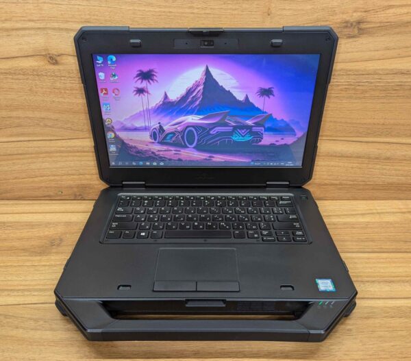 Захищений ноутбук Dell Latitude 14 Rugged 5414 / 14" (1366x768) TN / Intel Core i5-6300U (2 (4) ядра по 2.4 - 3.0 GHz) / 8 GB DDR4 / 256 GB SSD / Intel HD Graphics 520 / HDMI / WebCam / Windows 10 - Зображення 2