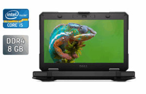 Захищений ноутбук Dell Latitude 14 Rugged 5414 / 14" (1366x768) TN / Intel Core i5-6300U (2 (4) ядра по 2.4 - 3.0 GHz) / 8 GB DDR4 / 256 GB SSD / Intel HD Graphics 520 / WebCam / HDMI / Windows 10