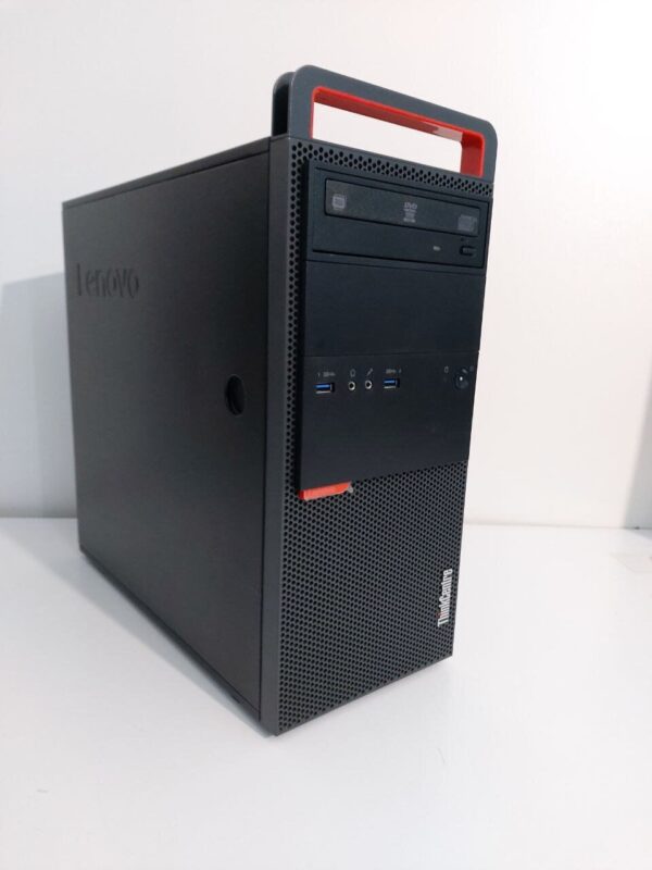 Комплект: Lenovo ThinkCentre M800 Tower / Intel Core i5-6500T (4 ядра по 2.5 - 3.1 GHz) / 16 GB DDR4 / 512 GB SSD + 500 GB HDD / nVidia Quadro P2000, 5 GB GDDR5, 160-bit / DVD-ROM + Монітор LG 24MB37PM-B / 24" (1920x1080) IPS - Зображення 2