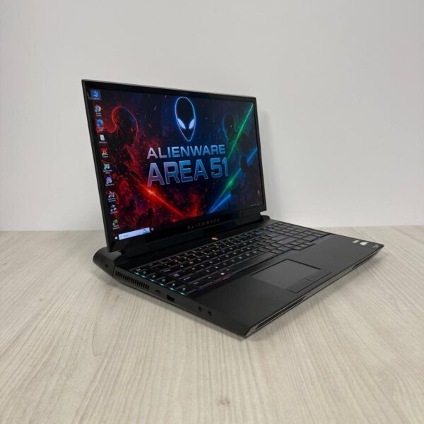 Ігровий ноутбук Б-клас Dell Alienware Area 51m / 17.3" (1920x1080) IPS / Intel Core i7-9700K (8 ядер по 3.6 - 4.9 GHz) / 16 GB DDR4 / 512 GB SSD M.2 + 1000 GB HDD / nVidia GeForce RTX 2060, 6 GB GDDR6, 192-bit / WebCam - Зображення 4