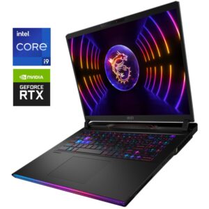 Ігровий ноутбук MSI Raider GE78HX 13VH / 17.3" (2560x1440) IPS / Intel Core i9-13950HX (24 (32) ядер по 2.2 - 5.5 GHz) / 32 GB DDR5 / 2000 GB SSD NVMe / nVidia GeForce RTX 4080, 12 GB GDDR6, 192-bit / WebCam
