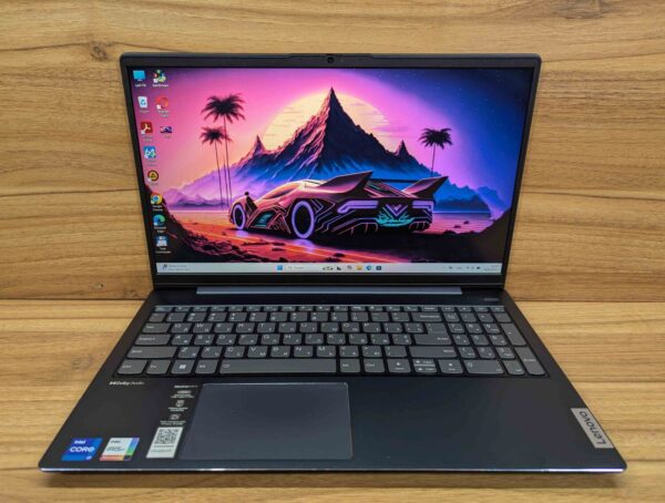 Ноутбук Lenovo IdeaPad 5 15IAL 7 / 15.6" (1920x1080) IPS / Intel Core i7-1255U (10 (12) ядер по 3.5 - 4.7 GHz) / 16 GB DDR4 / 1000 GB SSD / Intel Iris Xe Graphics eligible / WebCam / Windows 11 - Зображення 2
