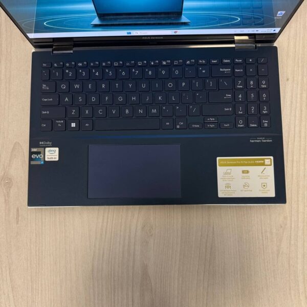 Ультрабук-трансформер Б-клас Asus Zenbook Pro 15 Flip Q529ZA / 15.6" (2880x1620) OLED / Intel Core i7-12700H (14 (20) ядер по 3.5 - 4.7 GHz) / 16 GB DDR5 / 512 GB SSD NVMe / Intel Iris Xe Graphics / WebCam - Зображення 7