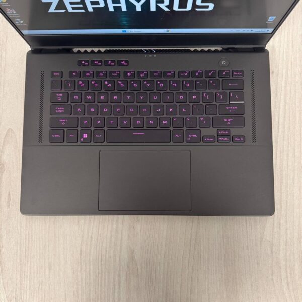 Ігровий ноутбук Asus ROG Zephyrus G15 GA503RM / 15.6" (1920x1080) IPS / AMD Ryzen 9 6900HS (8 (16) ядер по 3.3 - 4.9 GHz) / 16 GB DDR5 / 512 GB SSD NVMe / nVidia GeForce RTX 3060, 6 GB GDDR6, 192-bit / WebCam - Зображення 7