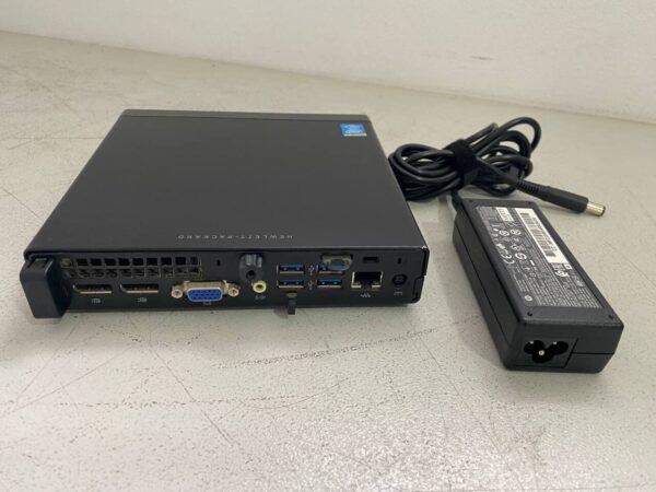 Неттоп HP EliteDesk 800 G1 USFF / Intel Core i5-4590T (4 ядра по 2.0 - 3.0 GHz) / 8 GB DDR3 / 128 GB SSD / Intel HD Graphics 4600 / Wi-Fi / Блок живлення - Зображення 3