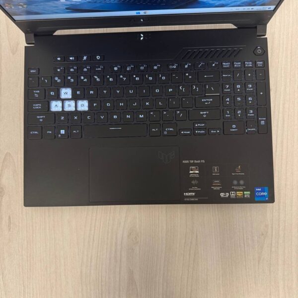 Ігровий ноутбук Asus TUF Dash F15 FX517ZM / 15.6" (1920x1080) IPS / Intel Core i7-12650H (10 (16) ядер по 3.5 - 4.7 GHz) / 16 GB DDR5 / 512 GB SSD NVMe / nVidia GeForce RTX 3070, 8 GB GDDR6, 256-bit / WebCam - Зображення 7