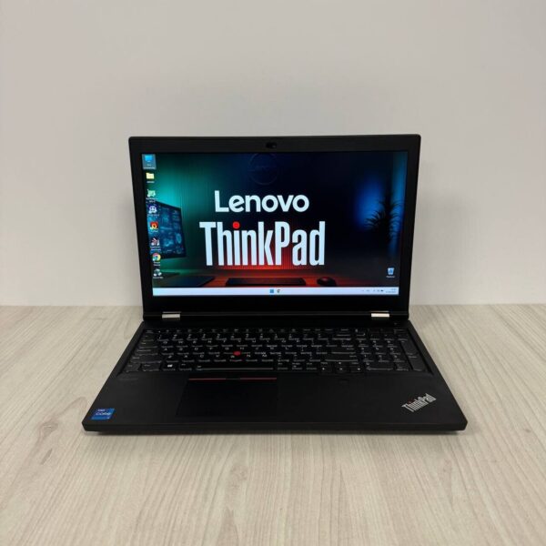 Мобільна робоча станція Lenovo ThinkPad P15 Gen 2 / 15.6" (1920x1080) IPS / Intel Core i7-11800H (8 (16) ядер по 2.3 - 4.6 GHz) / 32 GB DDR4 / 1000 GB SSD NVMe / nVidia RTX A4000, 8 GB GDDR6, 256-bit / WebCam - Зображення 2