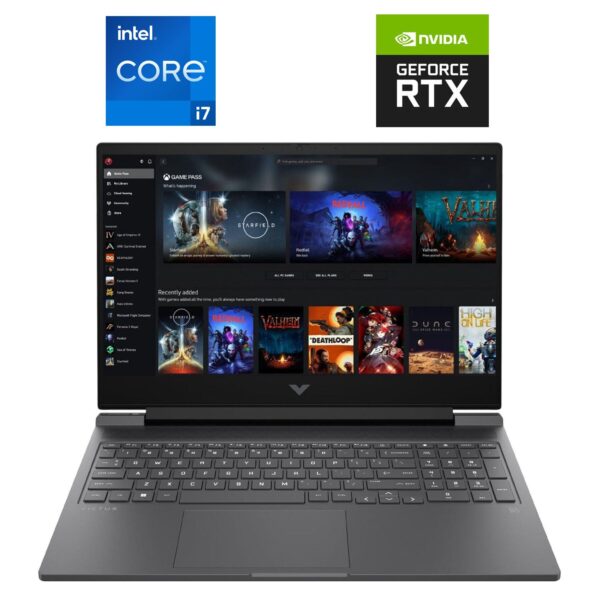 Ігровий ноутбук Б-клас HP Victus 16-r0085cl / 16.1" (1920x1080) IPS / Intel Core i7-13700H (14 (20) ядер по 2.4 - 5.0 GHz) / 16 GB DDR5 / 512 GB SSD NVMe / nVidia GeForce RTX 4070, 8 GB GDDR6, 128-bit / WebCam