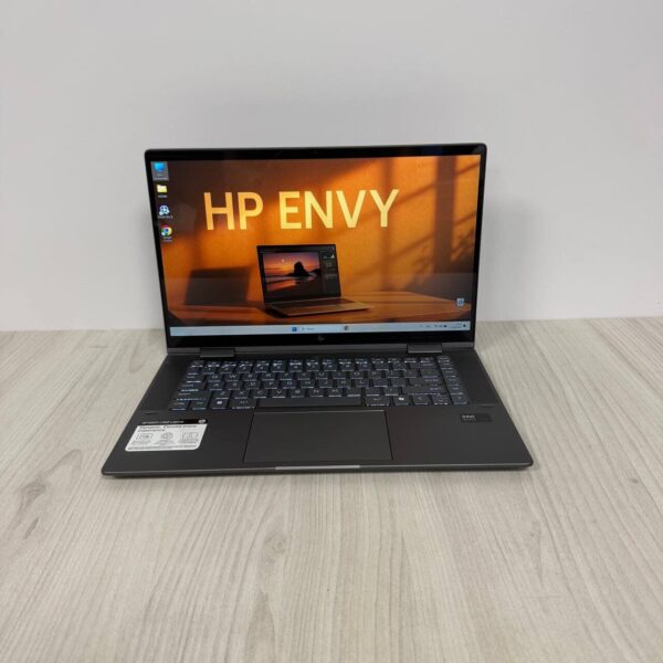 Ультрабук-трансформер HP Envy x360 15-fe1073cl / 15.6" (1920x1080) IPS Touch / Intel Core Ultra 7 155U (12 (14) ядер по 1.7 - 4.8 GHz) / 32 GB DDR5 / 1000 GB SSD NVMe / Intel Graphics / WebCam - Зображення 2