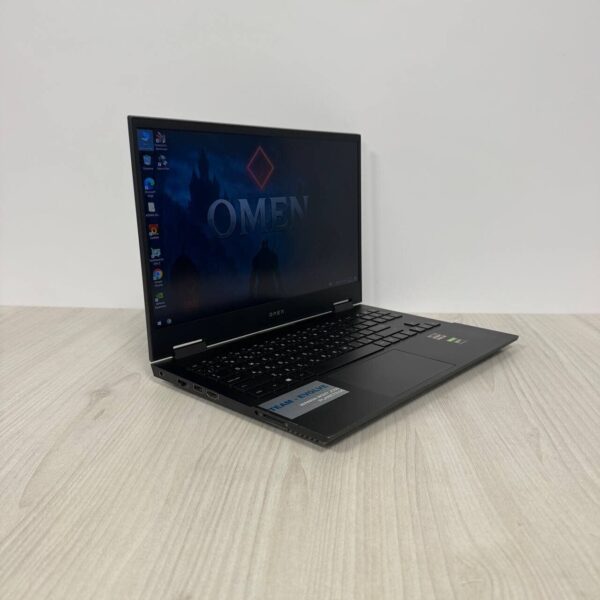 Ігровий ноутбук Б-клас HP Omen 15-en0044ur / 15.6" (1920x1080) IPS / AMD Ryzen 5 4500U (6 ядер по 2.3 - 4.0 GHz) / 16 GB DDR4 / 256 GB SSD NVMe / nVidia GeForce GTX 1650 Ti, 4 GB GDDR6, 128-bit / WebCam - Зображення 4